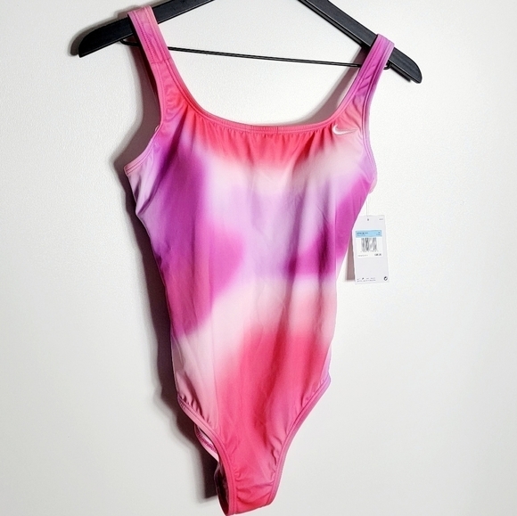 NWT Nike Backless Tie Dye One Piece Women's Swimsuit Size M - Picture 3 of 10